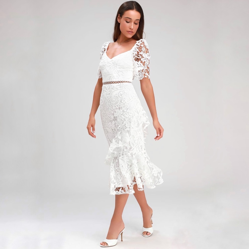 Briarwood White Lace Dress